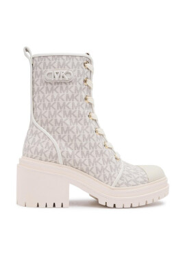MICHAEL Michael Kors Боти Hanley Bottie Mk Sig Semi Lux 40F3HYME5B Екрю - Mera.bg