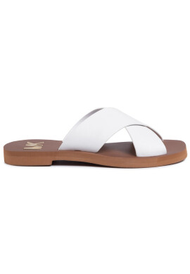 MICHAEL Michael Kors Чехли Glenda Sandal 40S0GLFP1L Optic White - Mera.bg