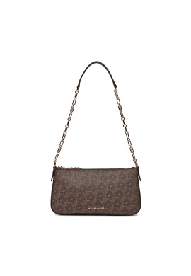 MICHAEL Michael Kors Дамска чанта Chain Pouchette 32H3G8EW6B Кафяв - Mera.bg