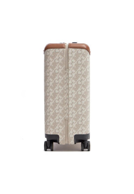MICHAEL Michael Kors Малък твърд куфар Travel 30H3GTFT5B Vanilla/Lugg - Mera.bg
