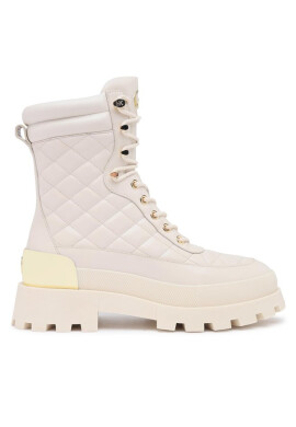 MICHAEL Michael Kors Туристически oбувки Rowan Lace Up Bootie 40F3RWFE1L Екрю - Mera.bg