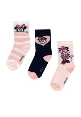 Mickey&Friends Дълги чорапи ACCCS-AW24-341DCLS (3-PACK) Розов - Mera.bg