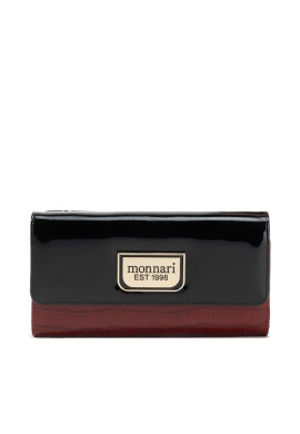Monnari Голям дамски портфейл PUR0210-M05 Black With Red - Mera.bg