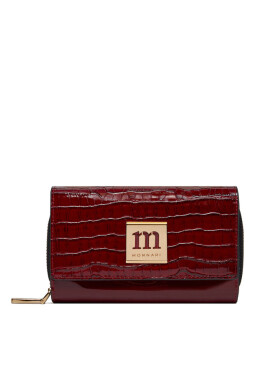 Monnari Малък дамски портфейл PUR0220-M05 Red Croco Lacquer - Mera.bg