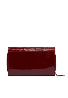 Monnari Малък дамски портфейл PUR0220-M05 Red Croco Lacquer - Mera.bg