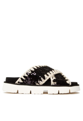 Mou Чехли Criss-Cross SW461000G Black - Mera.bg