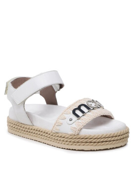 Mou Сандали Rope Bio Sandal # 02 SW451000C Patent White - Mera.bg
