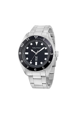 Nautica Часовник Finn World NAPFWF406 Сребрист - Mera.bg