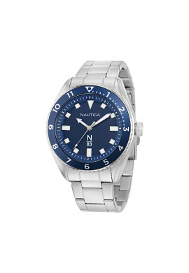 Nautica Часовник Finn World NAPFWF407 Сребрист - Mera.bg