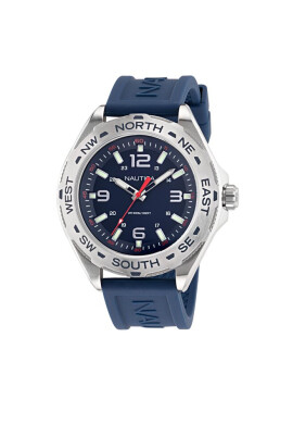 Nautica Часовник NAPCWS304 Silver/Blue - Mera.bg