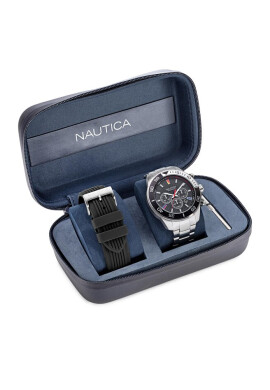 Nautica Часовник NAPNOS306 Silver/Black - Mera.bg