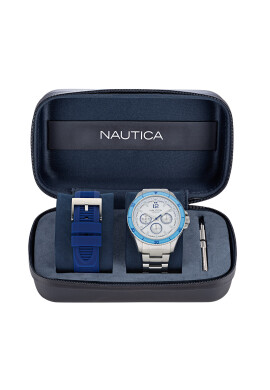 Nautica Часовник NAPWRS405 Сребрист - Mera.bg