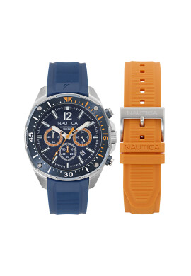 Nautica Часовник Sporty SET NAPBSS504 Сребрист - Mera.bg