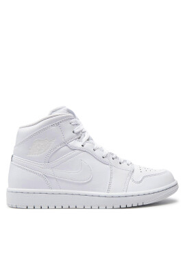 Nike Сникърси Air Jordan 1 Mid 554724 136 Бял - Mera.bg
