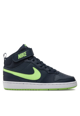 Nike Сникърси Court Borough Mid 2 (GS) CD7782 403 Тъмносин - Mera.bg