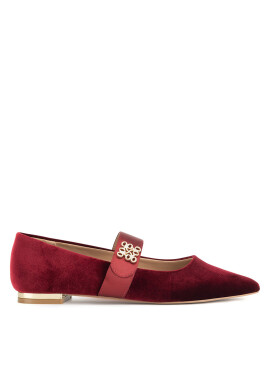 Nine West Балеринки 8168-1 Бордо - Mera.bg
