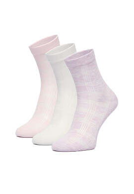 Nine West Къси чорапи CEO_BR_NW_25079_W_AW25 (3 PACK) Розов - Mera.bg