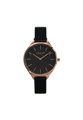 Obaku Часовник Kaffe V257LHVNRB Черен - Mera.bg