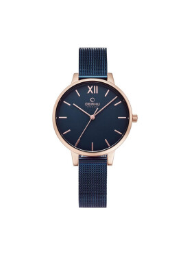 Obaku Часовник Liv V209LXVLML Navy/Rose Gold - Mera.bg