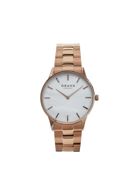 Obaku Часовник Lyng Lille V247LXVWSV Gold/White - Mera.bg