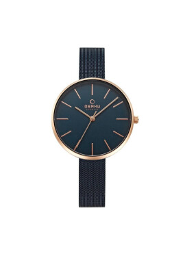 Obaku Часовник Mynte V211LXVLML Navy/Rose Gold - Mera.bg