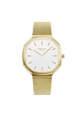 Obaku Часовник V253LXGWMG Gold/Gold - Mera.bg