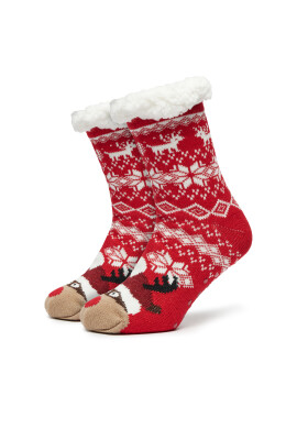 ONLY Чорапи дълги дамски Christmas 15304957 Червен - Mera.bg