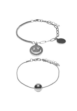 ONLY Комплект 2 гривни Mimi 15298246 Silver 4259918 - Mera.bg