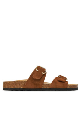 ONLY Shoes Чехли Onlmaxi-13 Pu Strap Buckle 15331392 Кафяв - Mera.bg