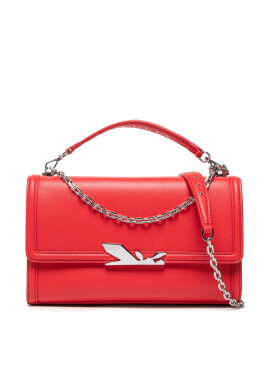 Patrizia Pepe Дамска чанта 8B0058/L034-FC87 Lipstick Red/Silver - Mera.bg