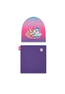 Paw Patrol Комплект шапка и шал тип комин CEO-ACCCS-AW25-316PAW Виолетов - Mera.bg