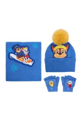 Paw Patrol Комплект шапка шал и ръкавици CEO-ACCCS-AW25-328PAW Син - Mera.bg