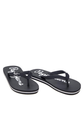Pepe Jeans Джапанки Bat Beach Brand M PMS70110 Black 999 - Mera.bg