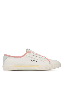 Pepe Jeans Гуменки Brady Bandan W PLS31436 White 800 - Mera.bg