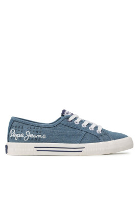Pepe Jeans Гуменки Brady W Logo PLS31288 Factory Blue 560 - Mera.bg
