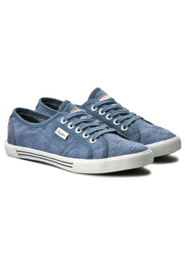Pepe Jeans Гуменки Aberlady Anglaise PLS30501 Ocean 588 - Mera.bg