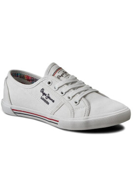 Pepe Jeans Гуменки Aberlady Basic 17 PLS30500 White 800 - Mera.bg