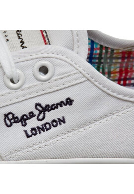 Pepe Jeans Гуменки Aberlady Basic 17 PLS30500 White 800 - Mera.bg