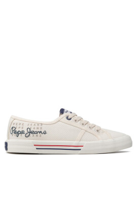 Pepe Jeans Гуменки Brady W Logo PLS31288 Factory White 801 - Mera.bg