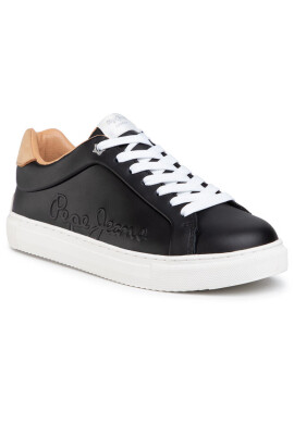 Pepe Jeans Сникърси Adams Logo 20 PLS31049 Black 999 - Mera.bg