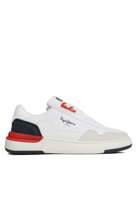 Pepe Jeans Сникърси Baxter Basket B PBS30563 White 800 - Mera.bg