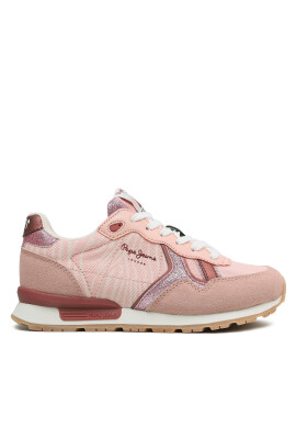 Pepe Jeans Сникърси Brit Animal G PGS30574 Розов - Mera.bg