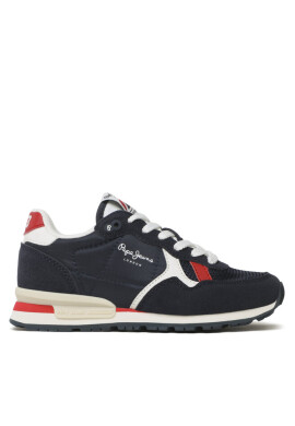 Pepe Jeans Сникърси Brit Heritage B PBS30551 Navy 595 - Mera.bg