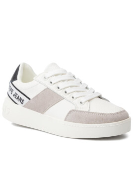 Pepe Jeans Сникърси Brixton Tape PLS30891 White 800 - Mera.bg