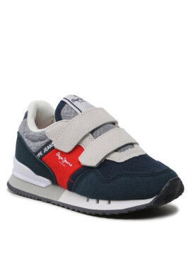 Pepe Jeans Сникърси London Brighton Bk PBS30558 Navy 595 - Mera.bg