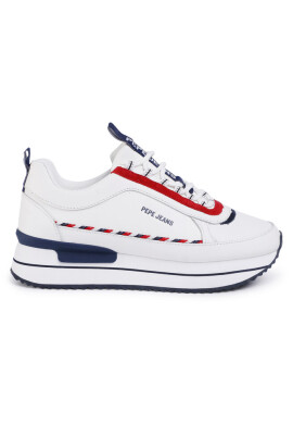 Pepe Jeans Сникърси Rusper Nine PLS30993 White 800 - Mera.bg