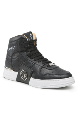 PHILIPP PLEIN Сникърси Hi-Top Sneakers Hexagon AABS USC0271 PLE010N Black 02 - Mera.bg