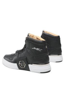 PHILIPP PLEIN Сникърси Hi-Top Sneakers Hexagon AABS USC0271 PLE010N Black 02 - Mera.bg