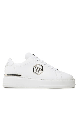 PHILIPP PLEIN Сникърси Leather Lo-Top Sneaker FABS USC0379 PLE075N White 01 - Mera.bg