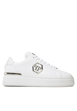 PHILIPP PLEIN Сникърси Leather Lo-Top Sneaker FABS USC0379 PLE075N White 01 - Mera.bg